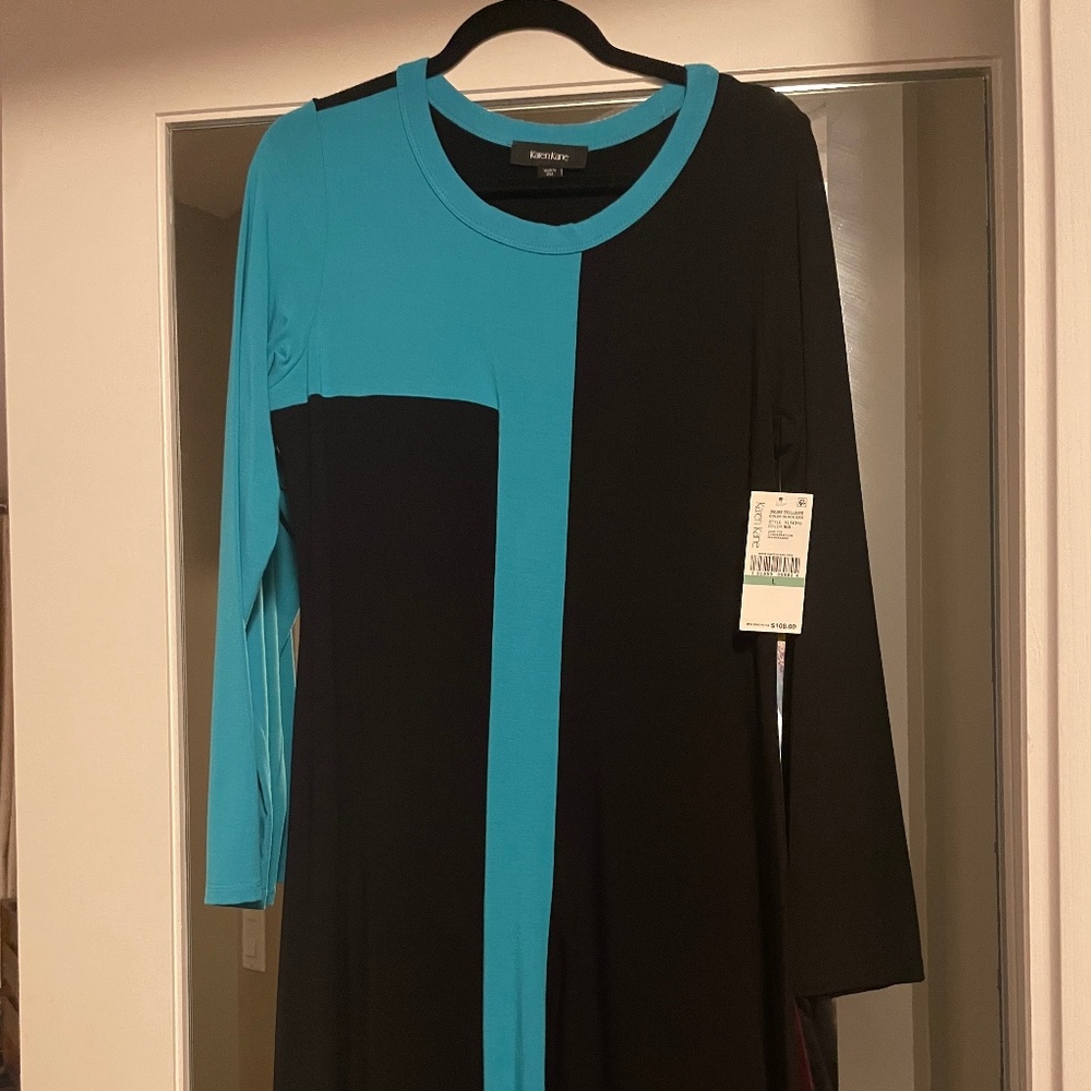 Karen Kane Color Block Dress NWT - Picture 3 of 5